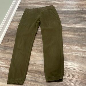 Ivivva Girls Army Green Pull On Sweat Pant Joggers Size 12